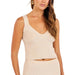 Sage The Label Beige Wake Up Sweater Tank WOMEN - Clothing - Tops - Sleeveless Sage The Label