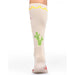 Lucky Chuck Get Lucky Tan Crew Socks WOMEN - Clothing - Intimates & Hosiery Lucky Chuck   