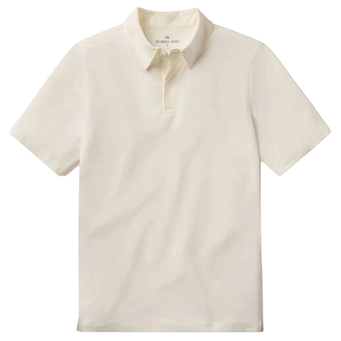 The Normal Brand Luxecotton Ivory Polo Shirt MEN - Clothing - Shirts - Short Sleeve The Normal Brand