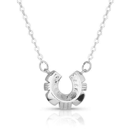 Montana Silversmiths Western Mosaic Horseshoe Necklace WOMEN - Accessories - Jewelry - Necklaces Montana Silversmiths   