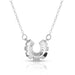 Montana Silversmiths Western Mosaic Horseshoe Necklace WOMEN - Accessories - Jewelry - Necklaces Montana Silversmiths   