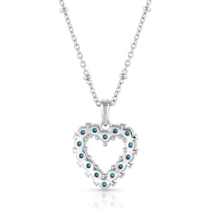 Montana Silversmiths Deepest Love Blue Crystal Necklace WOMEN - Accessories - Jewelry - Necklaces Montana Silversmiths   