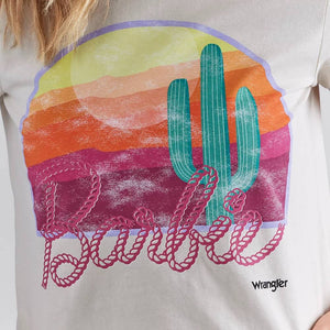 Wrangler X Barbie Sunset Graphic Tee - FINAL SALE WOMEN - Clothing - Tops - Short Sleeved Wrangler   
