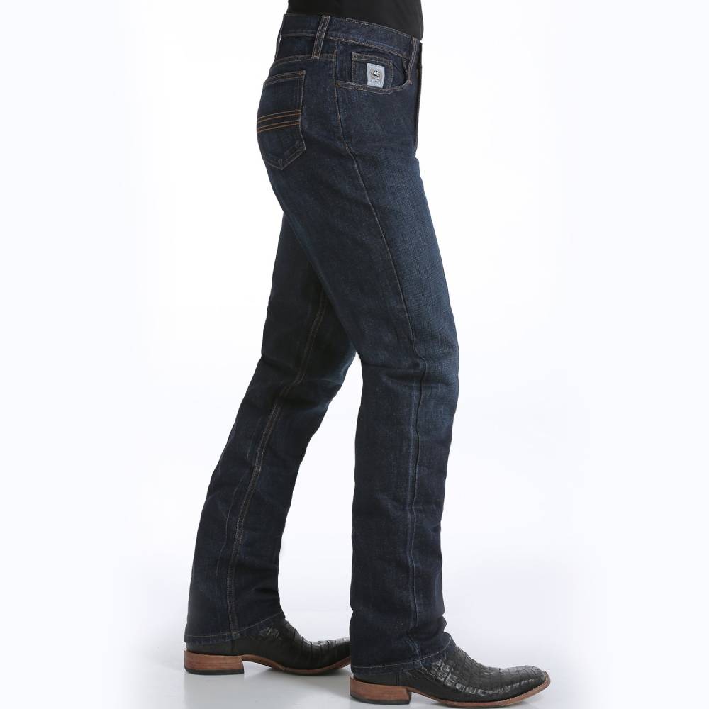 Cinch Men's Silver Label Straight Leg Jeans - Slim Fit, Mid Rise Denim - View #5