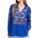 Johnny Was Simone Blouse - Rose Bluing WOMEN - Clothing - Tops - Long Sleeved Johnny Was Collection