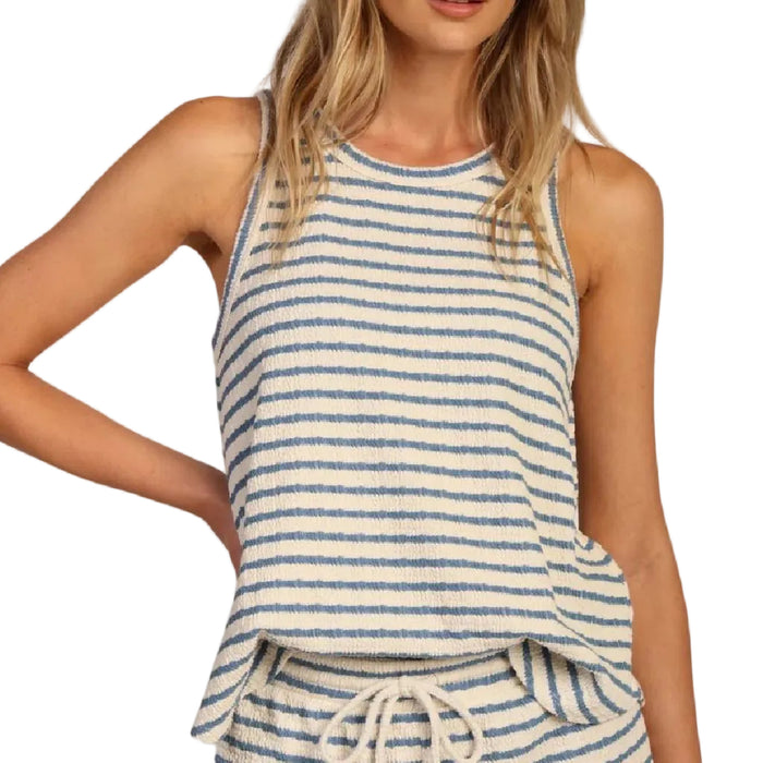 Dylan Paige Bay Blue Stripe Tank