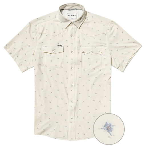 Poncho The Llano Western Shirt -Slim Fit MEN - Clothing - Shirts - Short Sleeve Poncho Outdoors