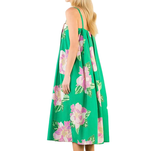 Floral Green Dress WOMEN - Clothing - Dresses THML Clothing