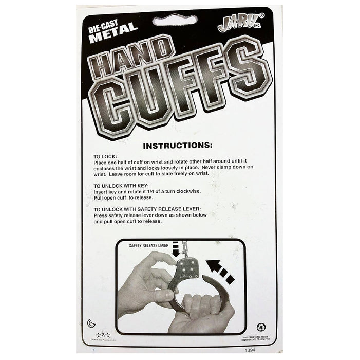 Ja-Ru Inc. Toy Hand Cuffs KIDS - Accessories - Toys Ja-Ru Inc