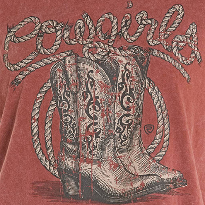 Rock & Roll Denim Women's Rust Graphic Tee WOMEN - Clothing - Tops - Short Sleeved Panhandle
