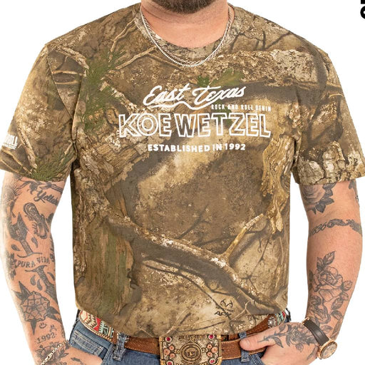 Rock & Roll Denim Men's Koe Wetzel X RRD Camo Tee MEN - Clothing - T-Shirts & Tanks Panhandle