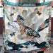 Fringe Scarves "Indigo Morning Roadrunner" Long Wild Rag ACCESSORIES - Additional Accessories - Wild Rags & Scarves Fringe Scarves   