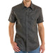 Rock & Roll Denim Men's Solid Linen Black Pearl Snap Shirt MEN - Clothing - Shirts - Short Sleeve Panhandle