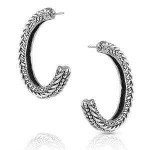Montana Silversmiths Roped In Hoop Earrings WOMEN - Accessories - Jewelry - Earrings Montana Silversmiths   