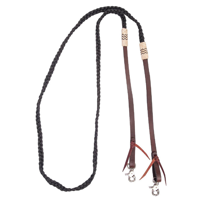 Cashel Adjustable Flat Braid Rein Tack - Reins Cashel