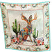 Fringe Scarves "Jeweled Jackalope" Long Wild Rag ACCESSORIES - Additional Accessories - Wild Rags & Scarves Fringe Scarves   