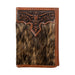 Nocona Calf Hair Longhorn Overlay Trifold Wallet MEN - Accessories - Wallets & Money Clips M&F Western Products