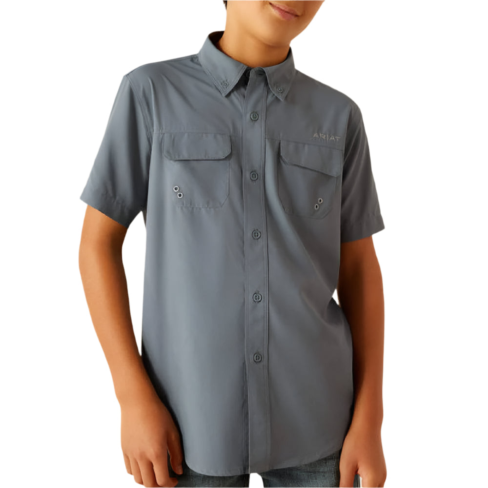 Ariat Boy's VentTek Outbound Classic Fit Shirt KIDS - Boys - Clothing - Shirts - Short Sleeve Shirts Ariat Clothing