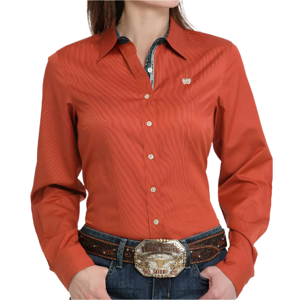 Cinch Women's Stripe Button Down Shirt WOMEN - Clothing - Tops - Long Sleeved Cinch