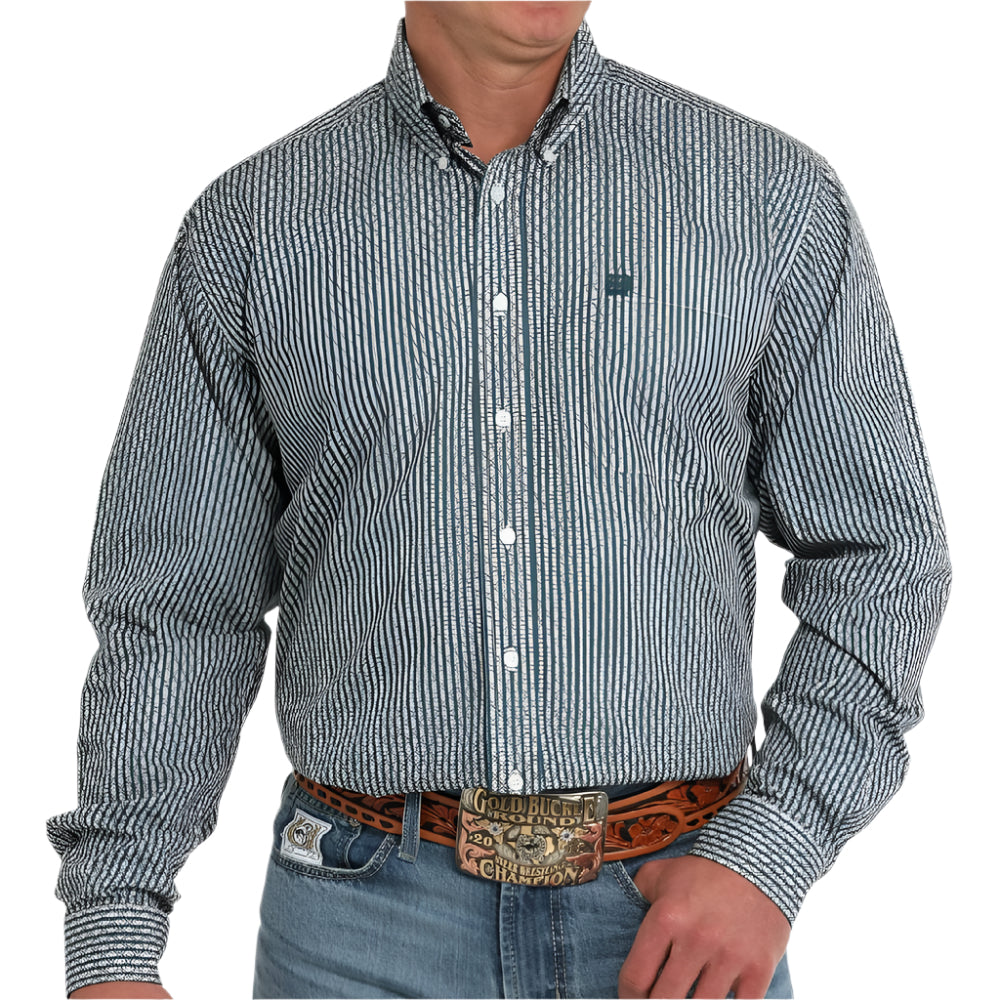 Cinch Men's Geo Stripe Shirt MEN - Clothing - Shirts - Long Sleeve Cinch