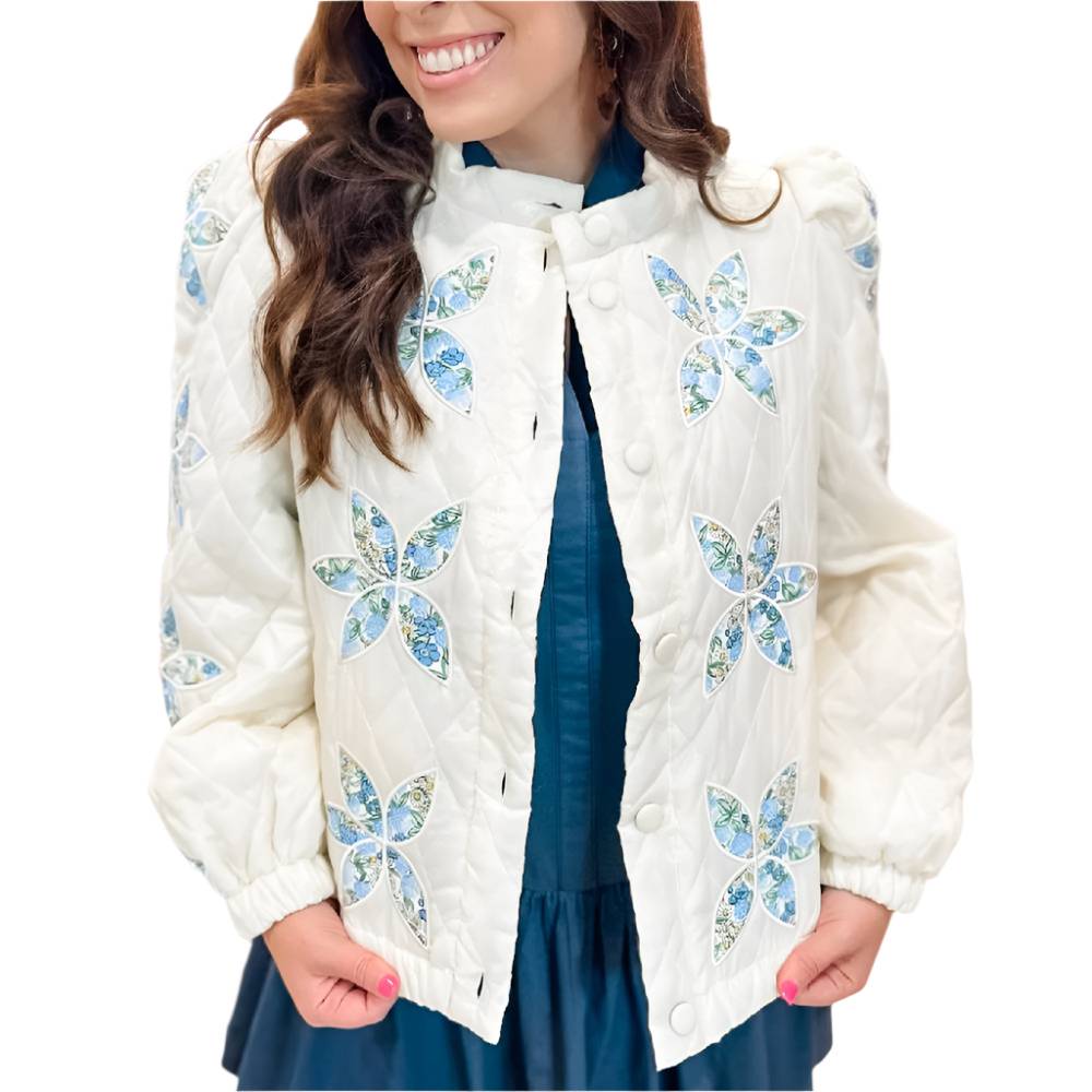 Quilted Floral Jacket WOMEN - Clothing - Outerwear - Jackets En Merci