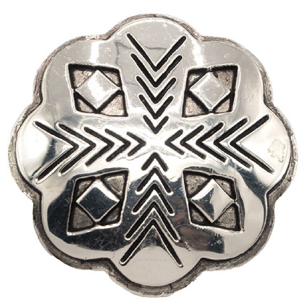 Silver Arrowhead Screw Back Concho Tack - Conchos & Hardware MISC