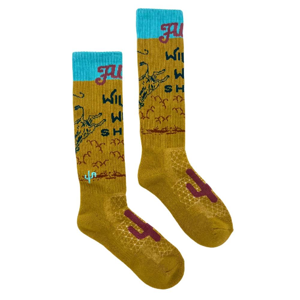 Lucky Chuck "Cactus Alley - Wild West Show" Performance Socks WOMEN - Clothing - Intimates & Hosiery Lucky Chuck