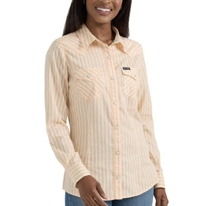 Wrangler Women's Retro Striped Dress Shirt WOMEN - Clothing - Tops - Long Sleeved Wrangler