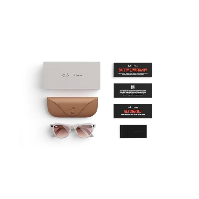 RayBan Meta Skyler Shiny Black Sunglasses