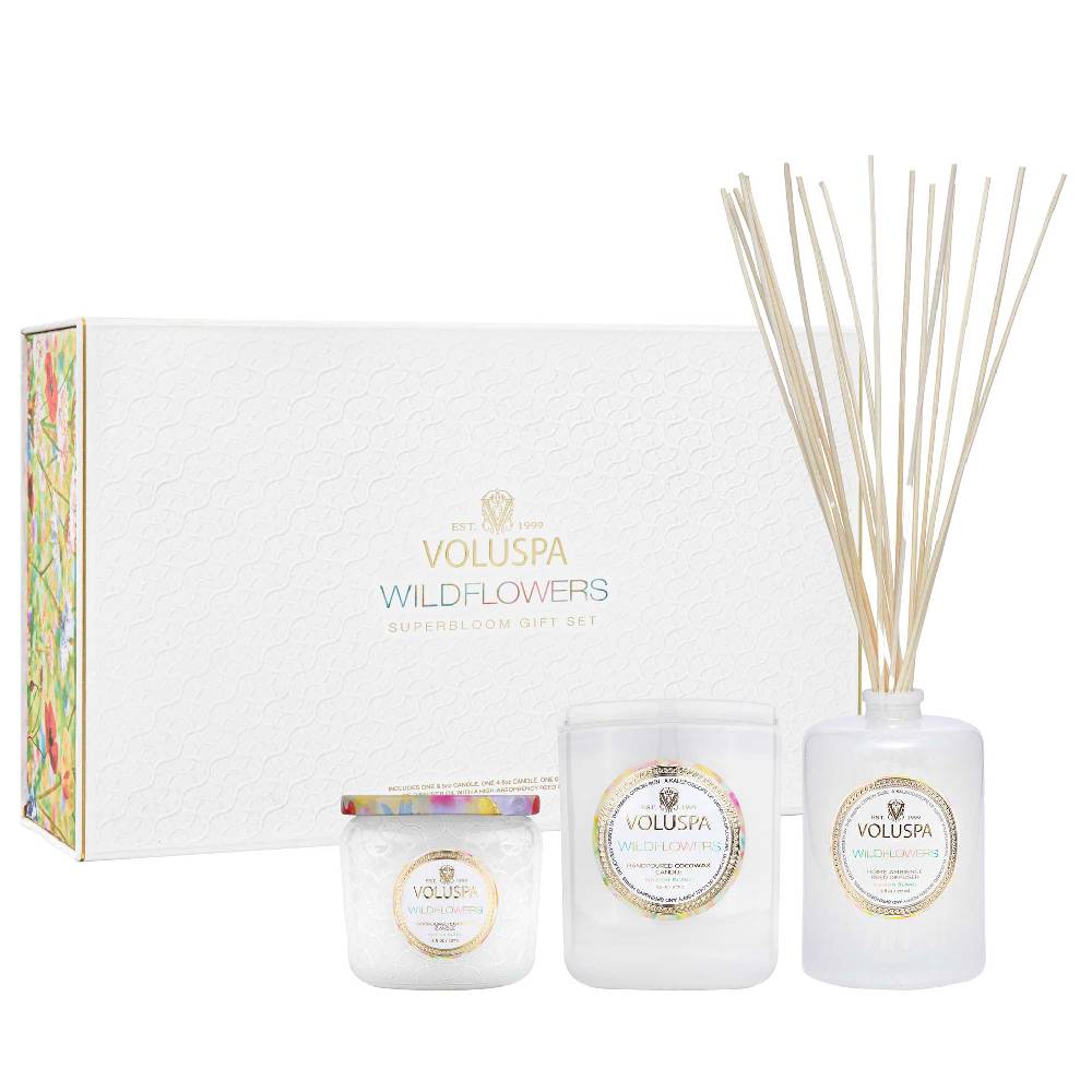 Voluspa Wildflowers Superbloom Gift Set HOME & GIFTS - Home Decor - Candles + Diffuser Voluspa