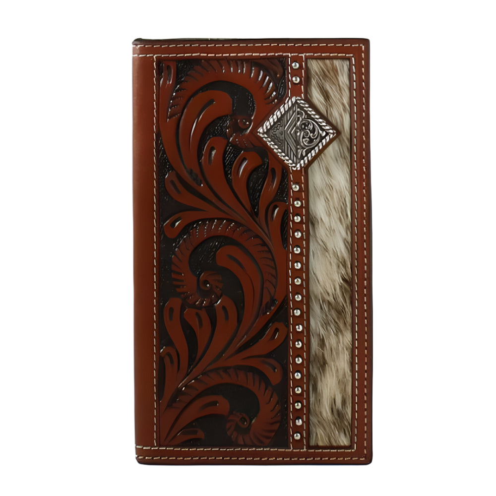 3D Calf Hair Concho Rodeo Wallet