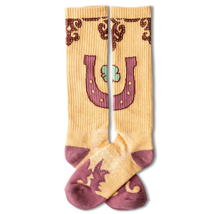 Lucky Chuck Dust Kicker Performance Crew Socks