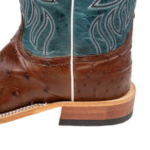 Anderson Bean Kango Tabac Full Quill Ostrich Boot MEN - Footwear - Exotic Western Boots Anderson Bean Boot Co.   