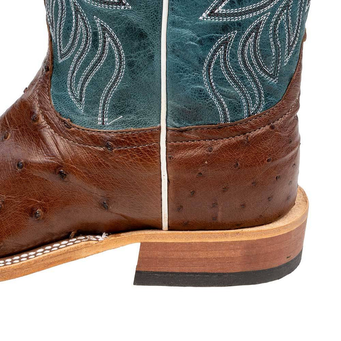 Anderson Bean Men's Kango Tabac Full Quill Ostrich Boot MEN - Footwear - Exotic Western Boots Anderson Bean Boot Co.   
