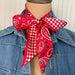 Fringe Scarves "Luck Be A Paisley" Red Twilly ACCESSORIES - Additional Accessories - Wild Rags & Scarves Fringe Scarves