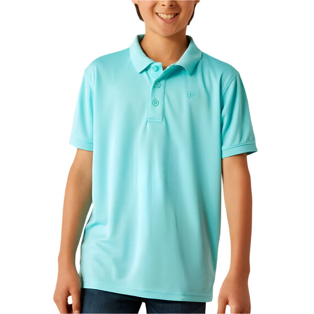 Ariat Boy's Tek Polo KIDS - Boys - Clothing - Shirts - Short Sleeve Shirts Ariat Clothing