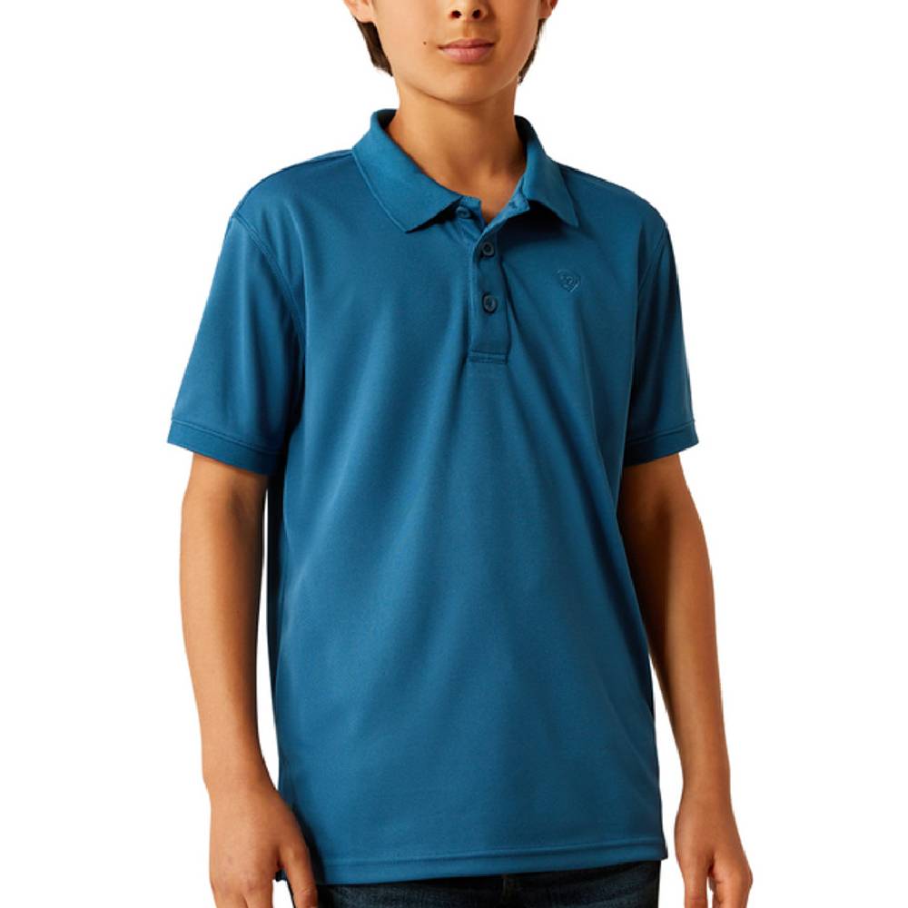 Ariat Boy's Tek Polo KIDS - Boys - Clothing - Shirts - Short Sleeve Shirts Ariat Clothing