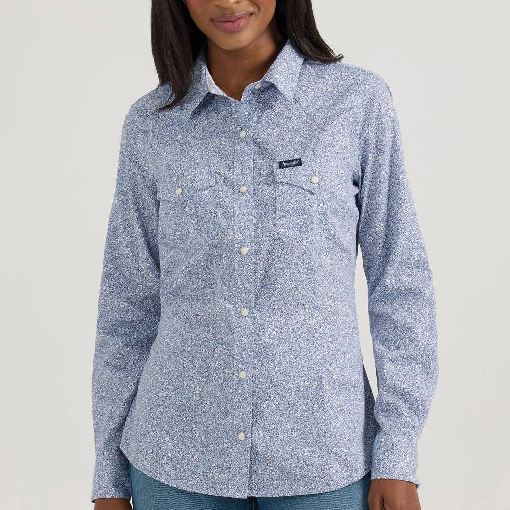 Wrangler Women's Retro Western Dress Shirt