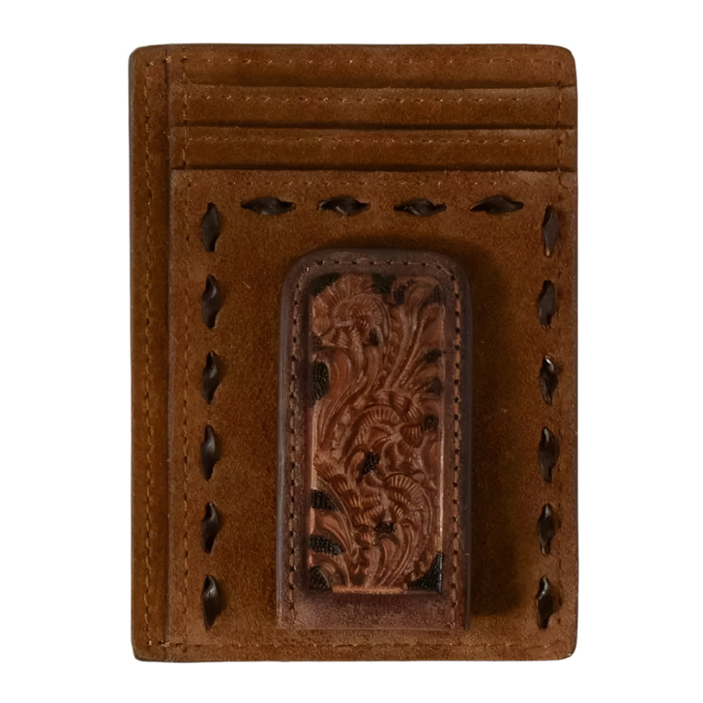 Nocona Roughout Buck Lace Money Clip MEN - Accessories - Wallets & Money Clips M&F Western Products