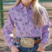 * Cruel Girl's Star Print Western Shirt - FINAL SALE KIDS - Girls - Clothing - Tops - Long Sleeve Tops Cruel Denim