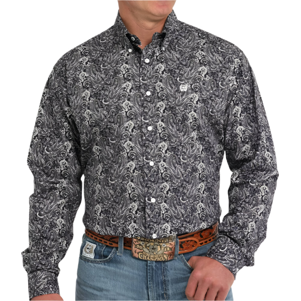 Cinch Men's Paisley Print Shirt