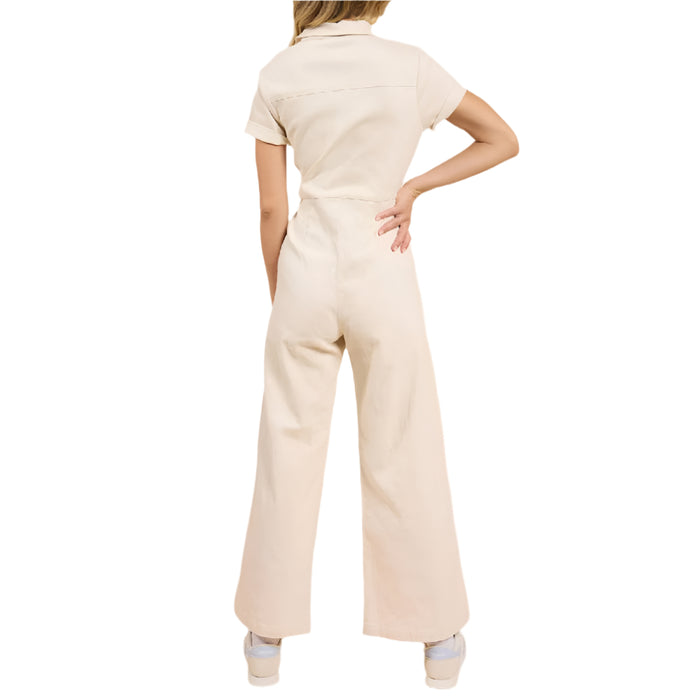 * Sadie & Sage Denim Zipup Jumpsuit - FINAL SALE WOMEN - Clothing - Jumpsuits & Rompers Sadie & Sage