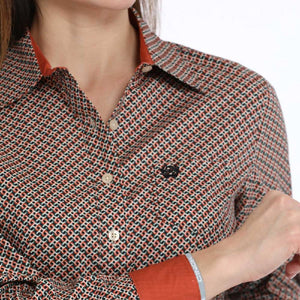 Cinch Women's Geo Print Shirt WOMEN - Clothing - Tops - Long Sleeved Cinch