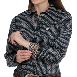 Cinch Women's Geo Stripe Shirt WOMEN - Clothing - Tops - Long Sleeved Cinch