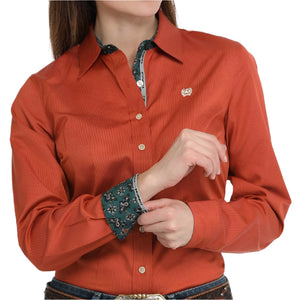 Cinch Women's Stripe Button Down Shirt WOMEN - Clothing - Tops - Long Sleeved Cinch