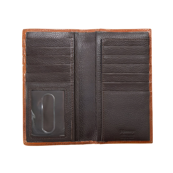 Nocona Calf Hair Longhorn Overlay Rodeo Wallet MEN - Accessories - Wallets & Money Clips M&F Western Products