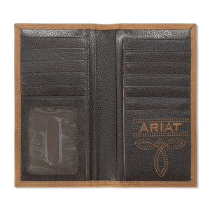 Ariat Cross Stitch Rodeo Wallet MEN - Accessories - Wallets & Money Clips M&F Western Products