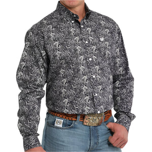 Cinch Men's Paisley Print Shirt MEN - Clothing - Shirts - Long Sleeve Cinch