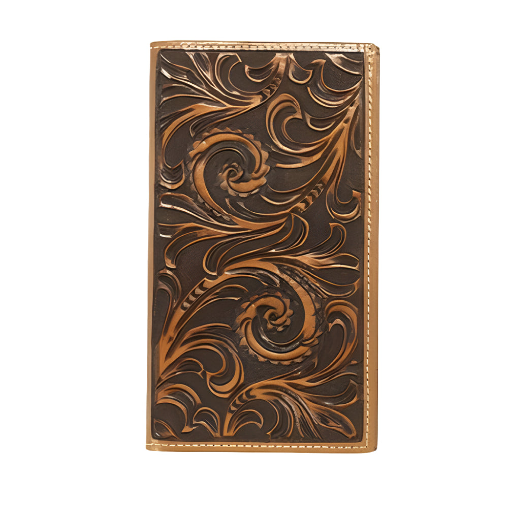 Nocona Scrolling Embossed Rodeo Wallet MEN - Accessories - Wallets & Money Clips M&F Western Products