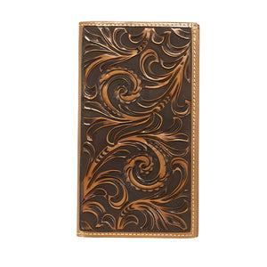 Nocona Scrolling Embossed Rodeo Wallet MEN - Accessories - Wallets & Money Clips M&F Western Products